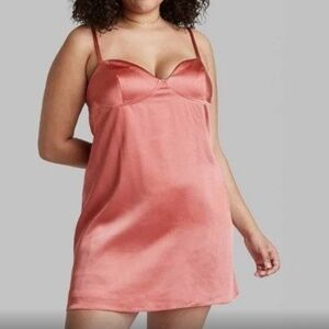 Pink Silk Target Dress